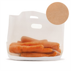 173.33-CONFEZIONI CON BASE E MANICI TURTLE PACK 50 G/M2 + 15 PP 30+4/4x18 CM NATURALE KRAFT (50 u.)