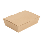 235.15-SCATOLE "LUNCH BOX" COPPERCHIO 'THEPACK' 1000 ML (32 oz) 20,5x14,6x5 CM NATURALE CARTONE NANO-MICRO (60 u.)