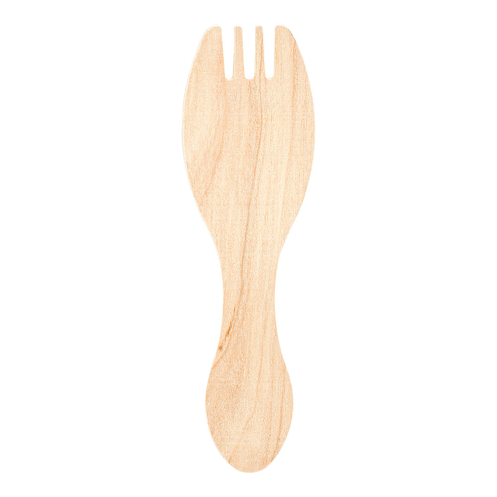 257.49-FORCHETTE IMBUSTATA WOOD  9,2 CM NATURALE LEGNO (100 u.)