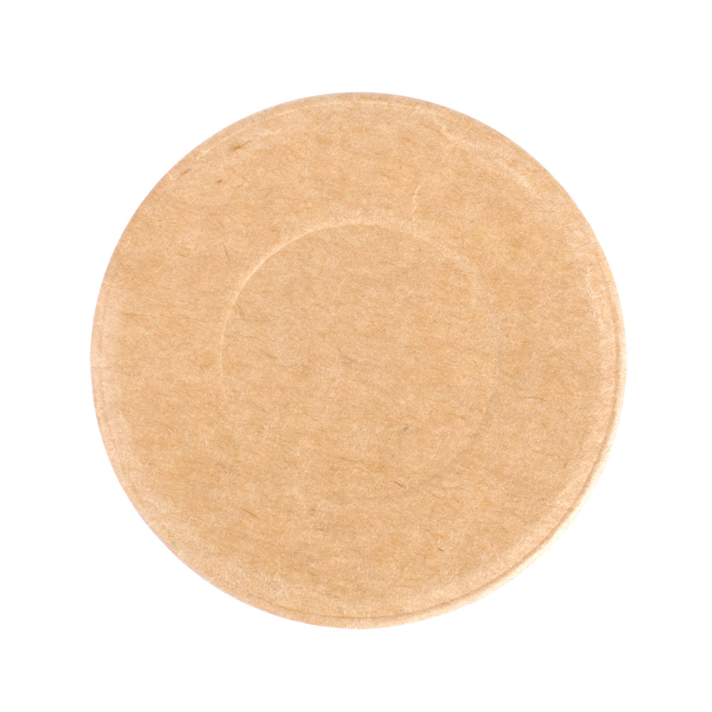 254.42-COPERCHIO PER TERRINA PICCOLA  230 + 18 PE G/M2 Ø6,2 CM MARRONE CARTONE (50 u.)