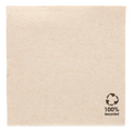 191.09-TOVAGLIOLI ECOLABEL 'DOUBLE POINT'  19 G/M2 20x20 CM NATURALE TISSUE RICICLATO (100 u.)
