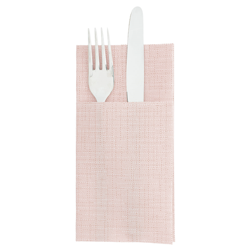 264.31-TOVAGLIOLI CANGURO DRY COTTON 55 G/M2 40x40 CM TERRACOTTA AIRLAID (50 u.)