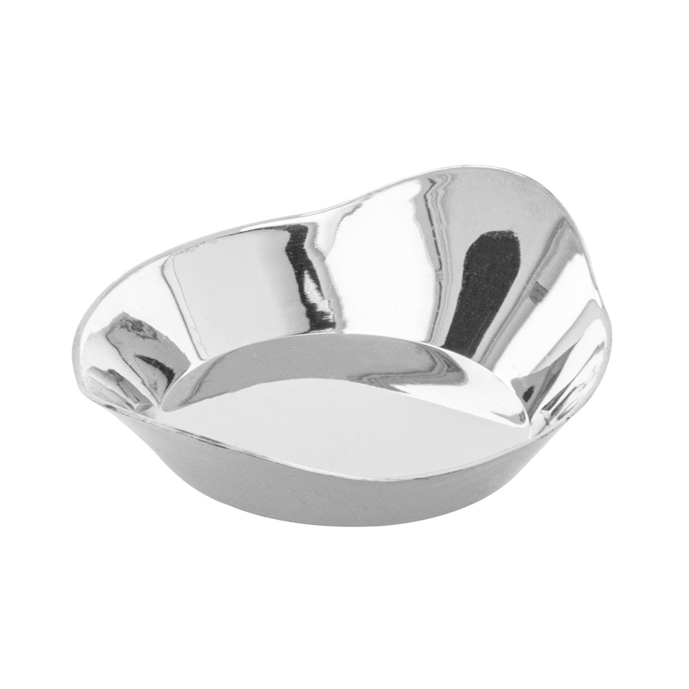 157.24-CONTENITORI APERITIVO MANIGLIE  30 ML 8x2 CM ARGENTO PS (50 u.)