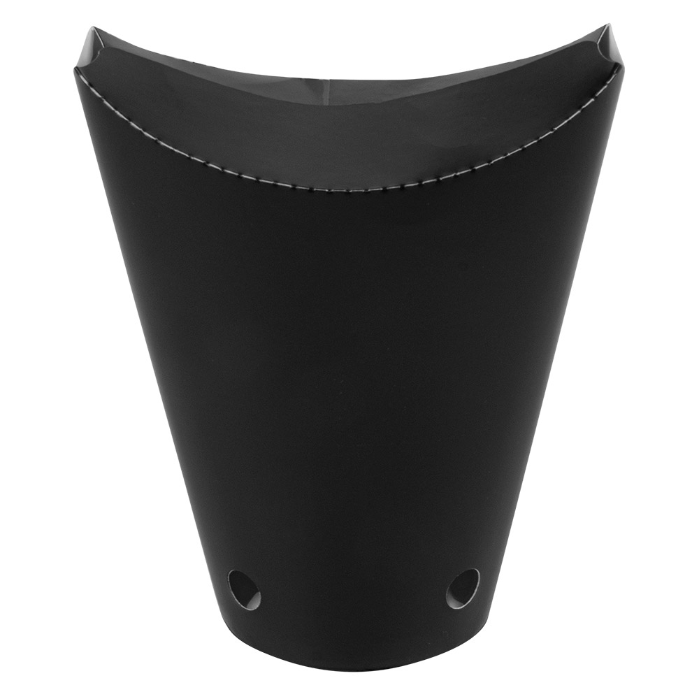 219.81-BICCHIERE FRITTI CHIUSO 12 OZ - 360 ML 220 + 18PE G/M2 6,7x12,5 CM NERO CARTONE (100 u.)