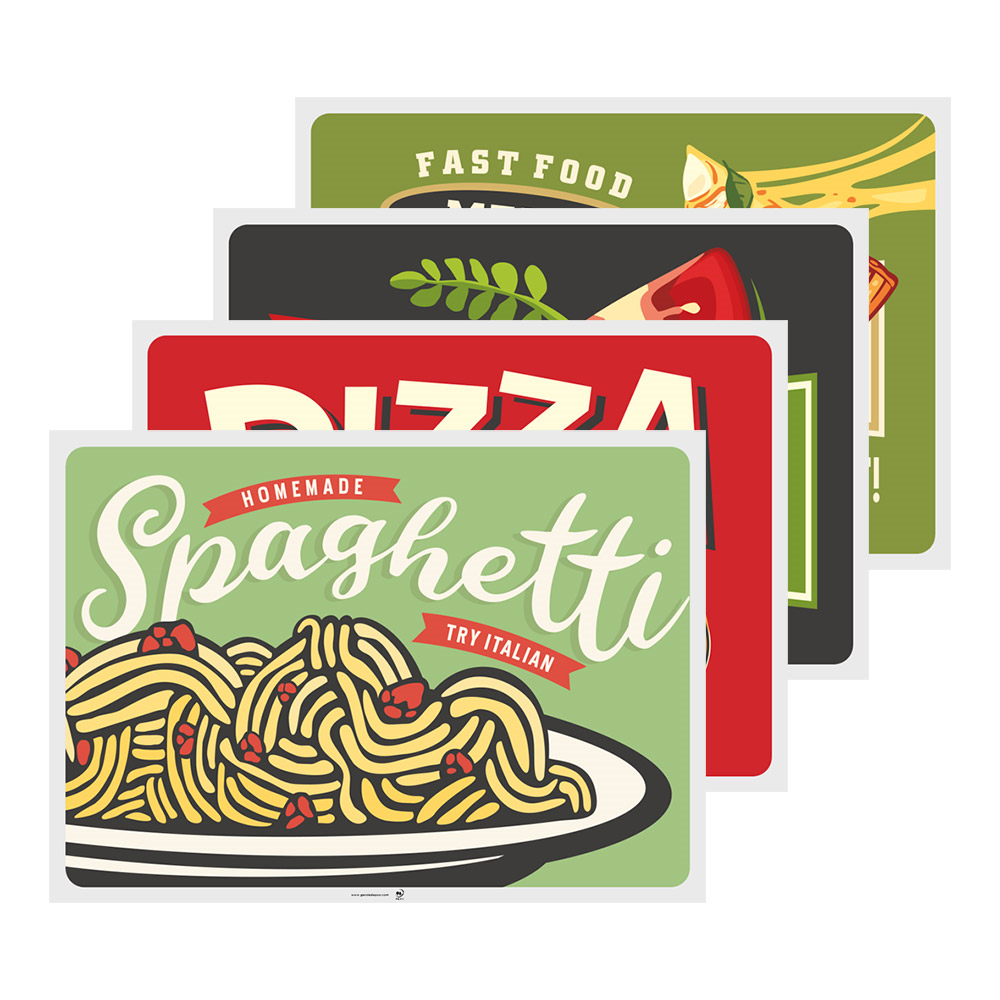 275.17-TOVAGLIETTE VINTAGE - PIZZA 70 G/M2 31x43 CM QUATRICOMIA CELLULOSA (500 u.)