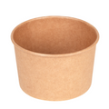 240.03-INSALATIERI 480 ML 300 + 18 PE G/M2 Ø11,1/9,5x7 CM NATURALE KRAFT (50 u.)