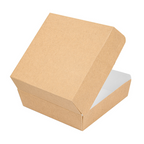 234.21-SCATOLE HAMBURGER 'THEPACK'  17,6x16,8x7,8 CM (XL WIDER) NATURALE CARTONE NANO-MICRO (50 u.)