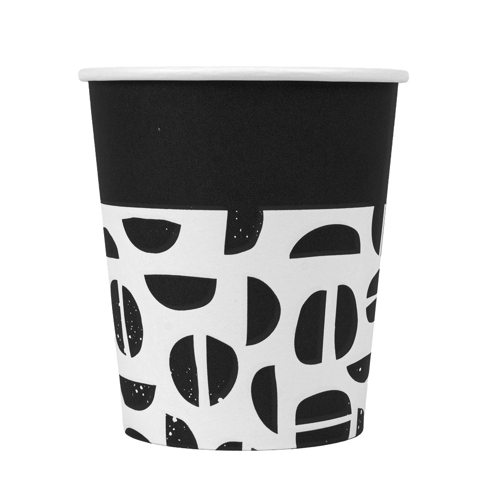 271.03-BICCHIERI BEVANDE CALDE 1 PARETE 'JAVA' 180 ML 260 + 18 PE G/M2 Ø7,2/5,3x7,8 CM BIANCO CARTONE (50 u.)