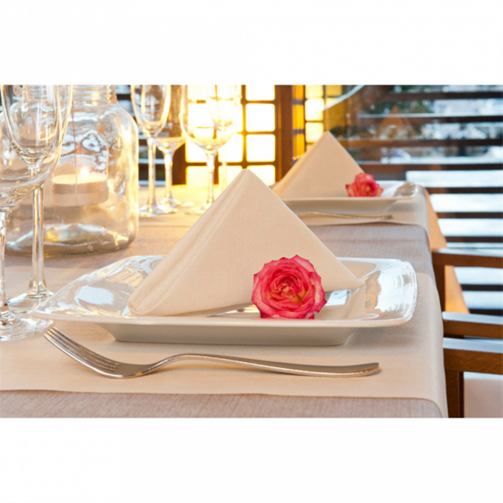 179.36-TOVAGLIOLI 'LIKE LINEN' MONOCHROME 70 G/M2 40x40 CM CREMA SPUNLACE (50 u.)