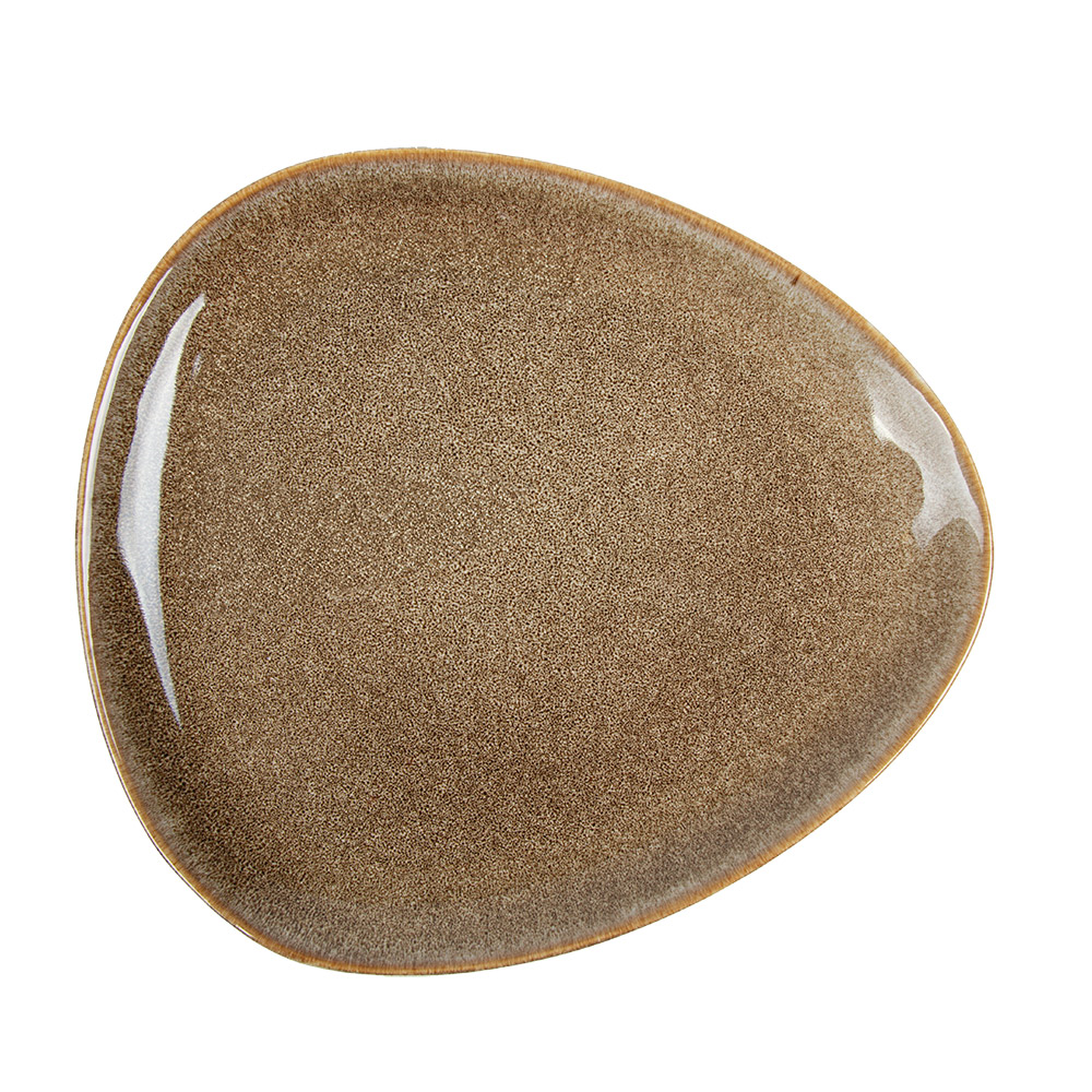 277.24-PIATTI TRIANGOLARI 'AKALA'  Ø27,5x25x2,5 CM TERRA STONEWARE (6 u.)