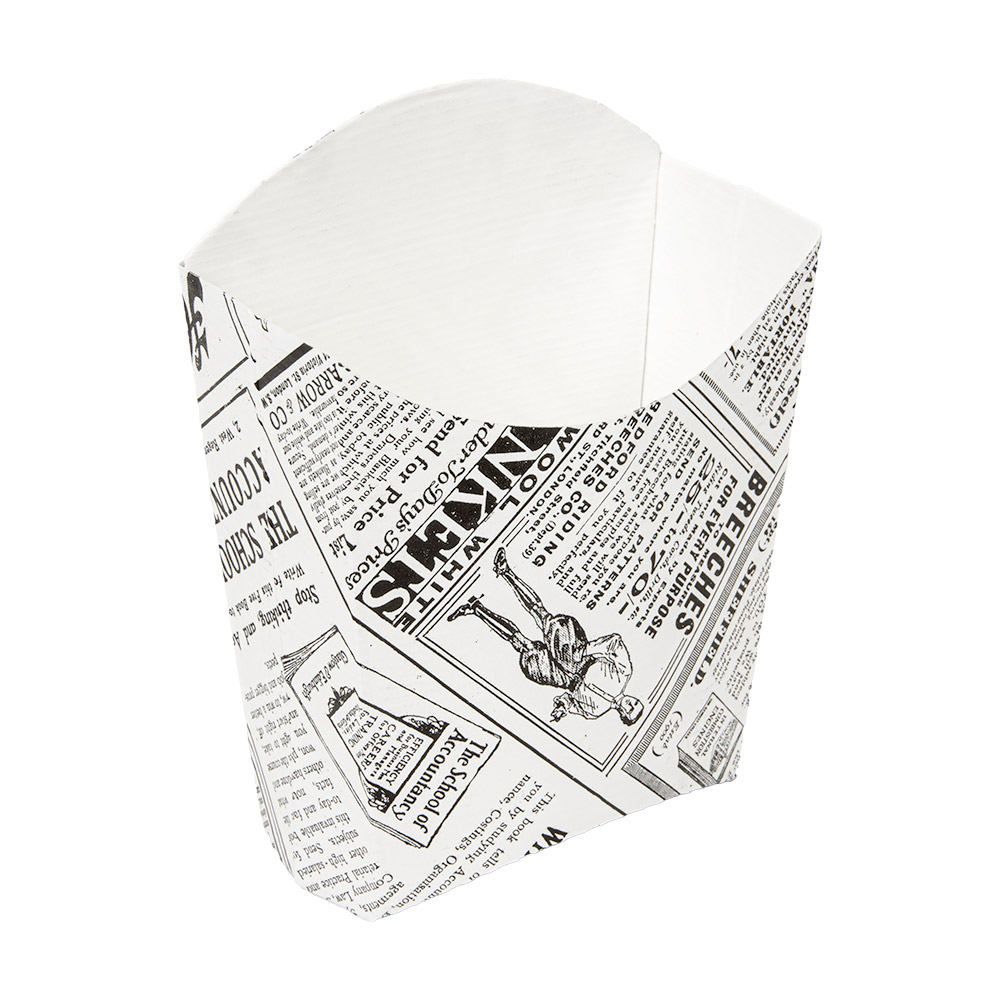 234.37-SCATOLINE PER FRITTI 'THEPACK' TIMES 135 G 13x8x13,5 CM BIANCO CARTONE NANO-MICRO (200 u.)