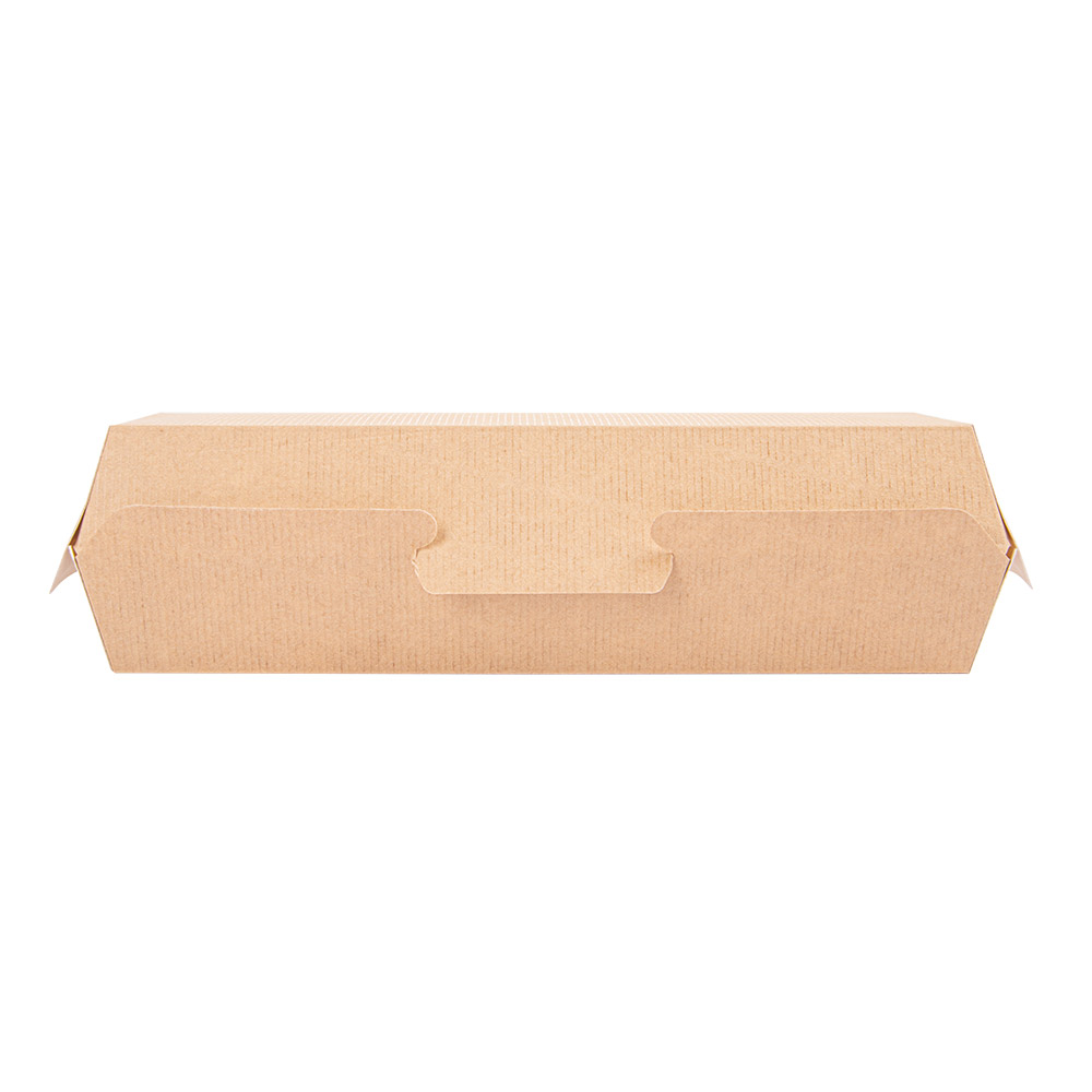 234.25-VASCHETTE "HOT DOG" 'THEPACK'  23,2x9x6,3 CM NATURALE CARTONE NANO-MICRO (50 u.)