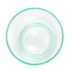 130.17-CONTENITORI APERITIVO MINI  60 ML Ø 5,1x6,5 CM VERDE ACQUA PS (12 u.)