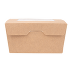 253.61-SCATOLE CON FINESTRA 'THEPACK' 780 ML 11,2x9x6,4 CM NATURALE CARTONE NANO-MICRO + OPP (50 u.)