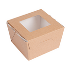 253.59-SCATOLE CON FINESTRA 'THEPACK' 300 ML 8x7,5x5,5 CM NATURALE CARTONE NANO-MICRO + OPP (50 u.)