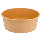 212.97-INSALATIERI 1300 ML - 43,3 oz 320 + 18 PE G/M2 Ø 18,4/16x6,6 CM NATURALE KRAFT (50 u.)
