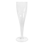 154.30-TAZZE INIETTATE "CAVA" 125 ML Ø 4,9x20 CM TRASPARENTE CRISTAL PS (10 u.)