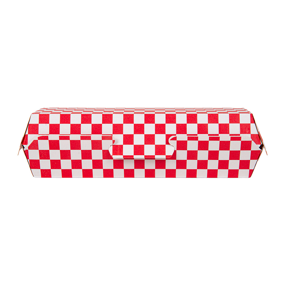 274.04-VASCHETTE "HOT DOG" 'THEPACK' RED FITIPALDI  23,2x9x6,3 CM ROSSO/NATURALE CARTONE NANO-MICRO (50 u.)