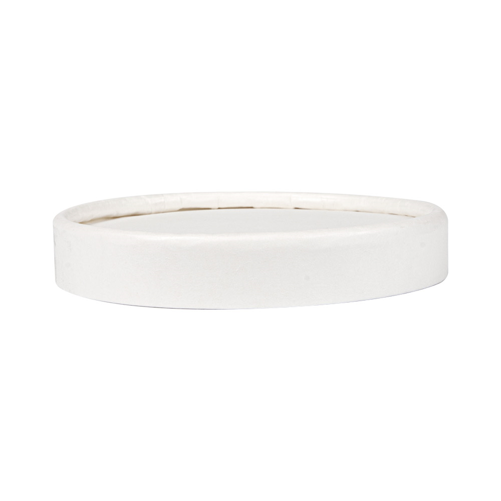 233.31-COPERCHIO TERRINA GELATI 180 ML 280 + 18 PE G/M2 Ø8,7 CM BIANCO CARTONE (50 u.)