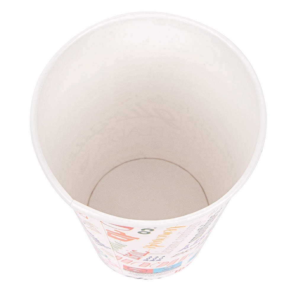 229.08-BICCHIERI BEVANDE CALDE 1 PARETE PAROLE 480 ML - 16 oz 280 + 18PE G/M2 Ø9/6x12,6 CM BIANCO CARTONE (50 u.)
