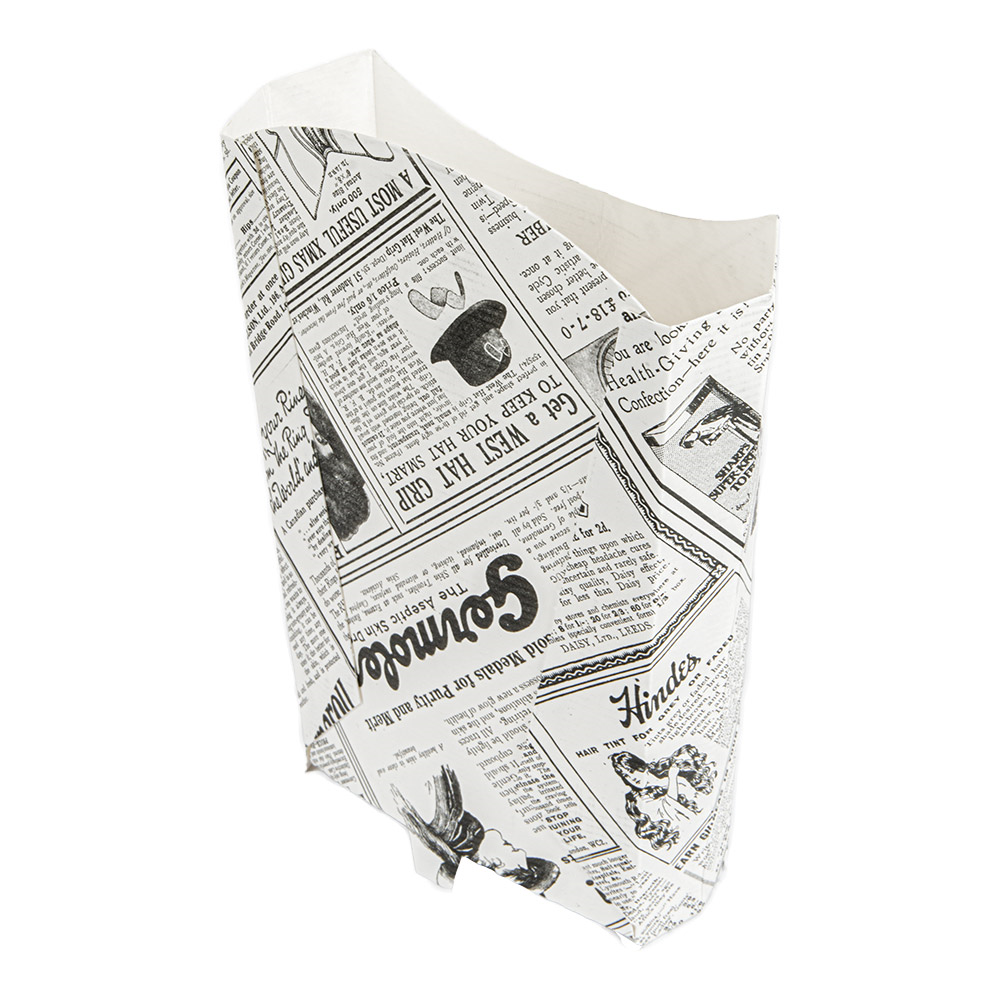 234.41-SCATOLINE PER FRITTI 'THEPACK' TIMES 190 G 14,5x9,5x18 CM BIANCO CARTONE NANO-MICRO (200 u.)