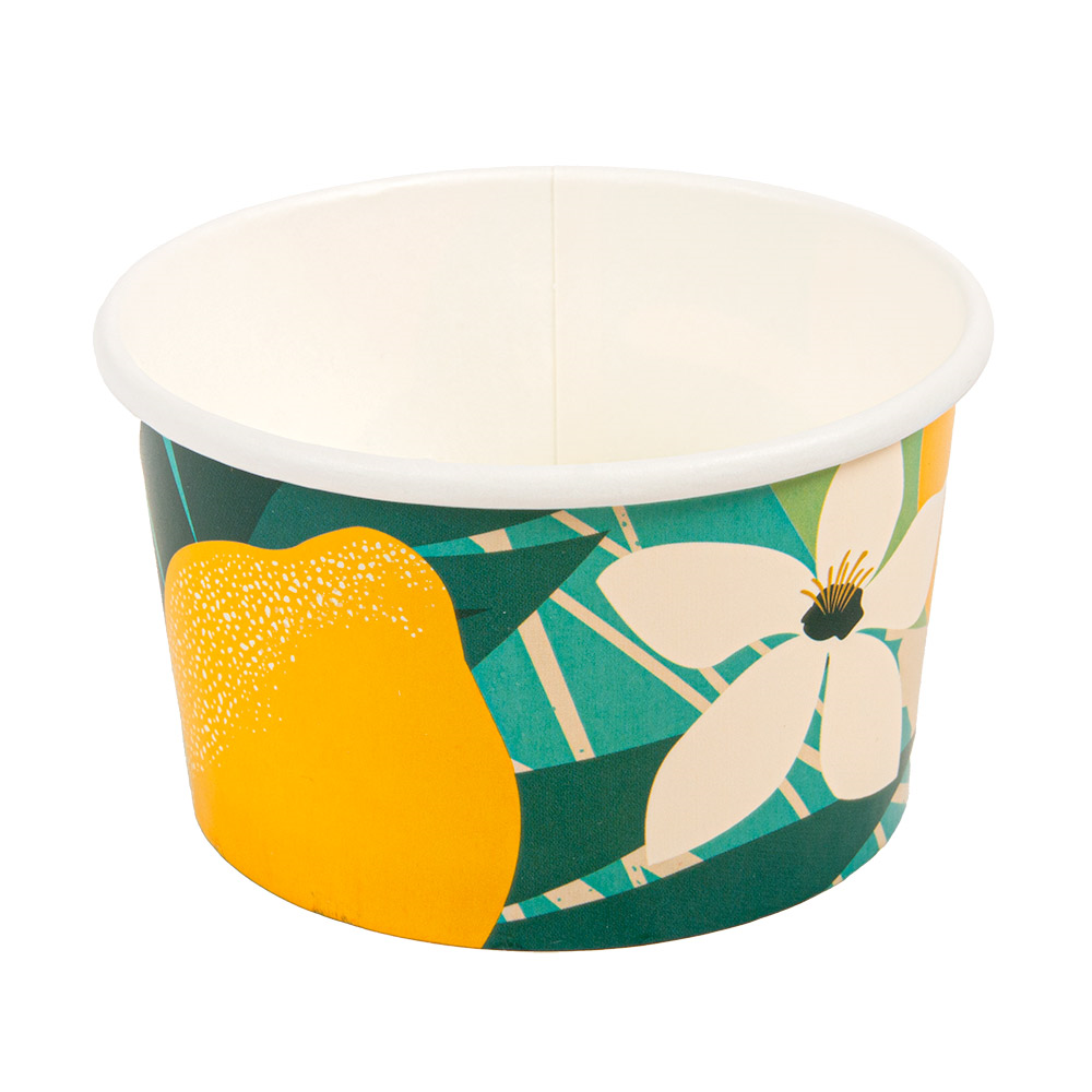 269.79-COPPETTE GELATI AMALFI 180 ML 250 + 18 PE G/M2 Ø 8,7x5,2 CM BIANCO CARTONE (50 u.)