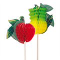 116.09-DECORAZIONI PER GELATI - FRUTTA GRANDI   20 (h) CM COLORI VARIE LEGNO (100 u.)