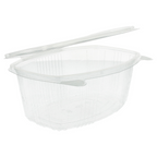 169.33-CONTENITORE CON COPERCHIO 1 L 17,7x12,5x8,5 CM TRASPARENTE RPET (100 u.)
