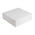 201.64-SCATOLE PER PASTICCERIA SENZA FINESTRA 'THEPACK'  32x32x10 CM BIANCO CARTONE NANO-MICRO (50 u.)