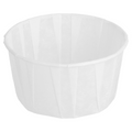 126.79-TERRINA CARTA PLISSETTATA 100 ML (3,2 oz) 80 G/M2 Ø6,6/5x4,2 CM BIANCO PERGAMANA ANTIGRASSI (250 u.)