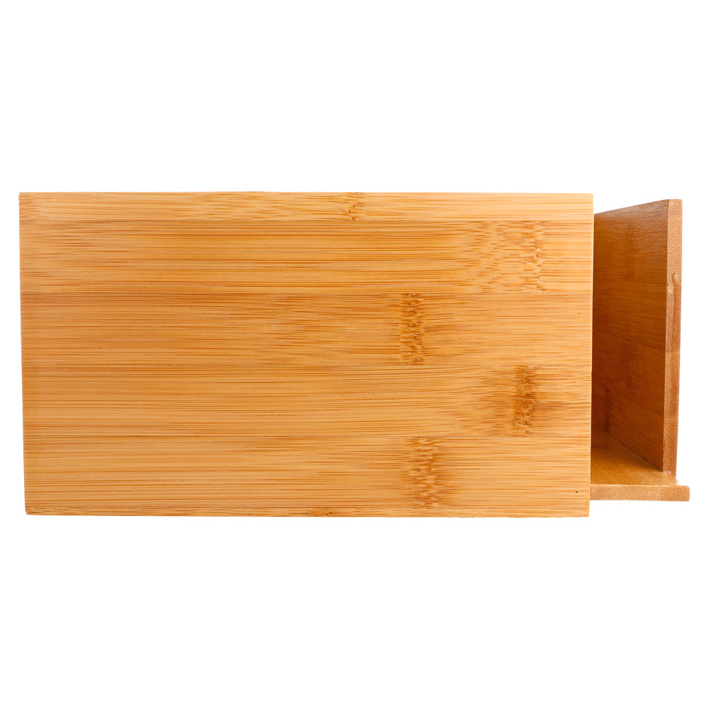 216.96-DISPENSER TOVAGLIOLI 'BAMBOO'  21x21x10 CM NATURALE BAMBÙ