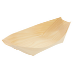 183.03-BARCHETTE IN FOGLIA DI PIOPPO 'WOOD'  17x8,5x2 CM NATURALE LEGNO (50 u.)