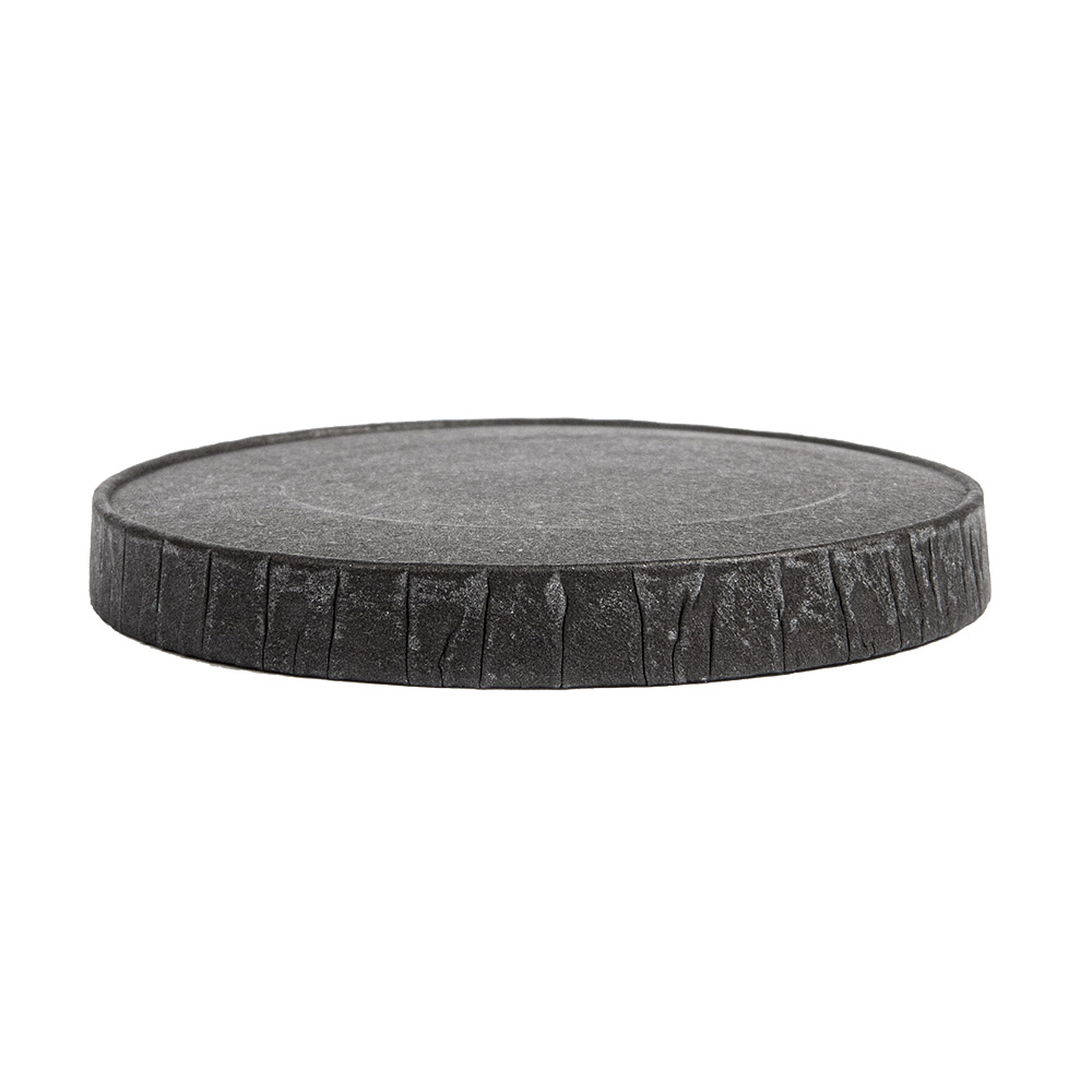 254.52-COPERCHIO PER TERRINA PICCOLA  230 + 18 PE G/M2 Ø6,2 CM NERO CARTONE (50 u.)