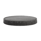 254.52-COPERCHIO PER TERRINA PICCOLA  230 + 18 PE G/M2 Ø6,2 CM NERO CARTONE (50 u.)