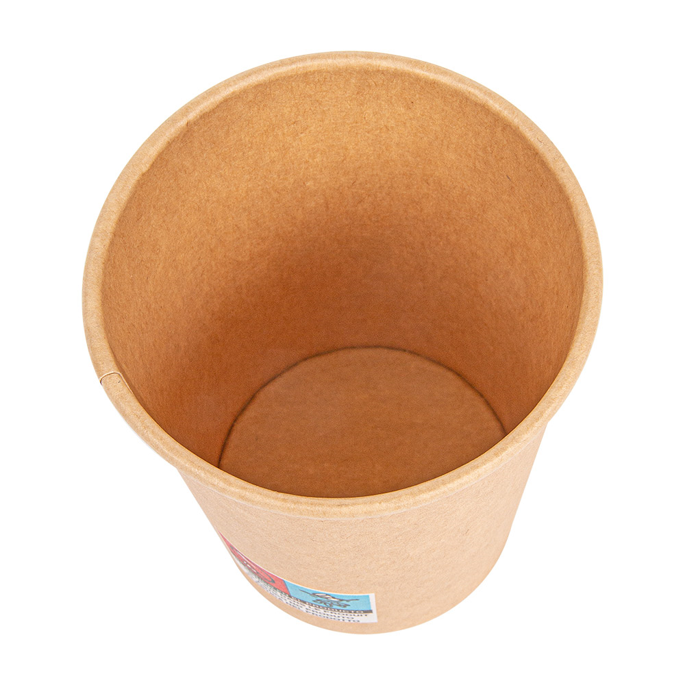 233.00-BICCHIERI BEVANDE CALDE 1 PARETE  240 ML - 8 oz 280 + 18 PE G/M2 Ø8/5,6x9,2 CM MARRONE CARTONE (50 u.)