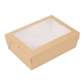 253.65-SCATOLE CON FINESTRA 'THEPACK' 1980 ML 19,8x14x6,4 CM NATURALE CARTONE NANO-MICRO + OPP (25 u.)
