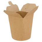 223.05-RICIPIENTI MULTIUSO PER MICROONDE 480 ML 275 + 25 PE G/M2 Ø8x9 CM NATURALE KRAFT (50 u.)