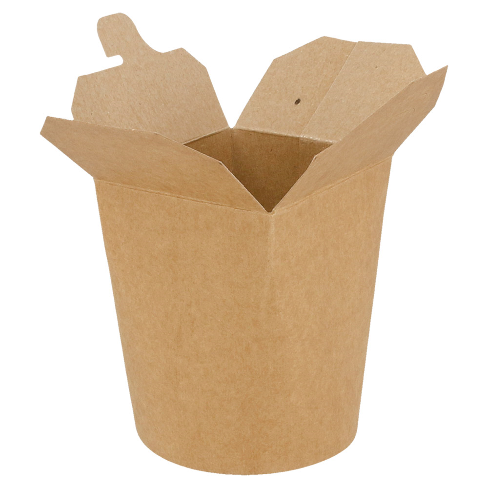 223.05-RICIPIENTI MULTIUSO PER MICROONDE 480 ML 275 + 25 PE G/M2 Ø8x9 CM NATURALE KRAFT (50 u.)