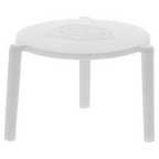 148.46-DISTANZIATORE PER PIZZA   Ø 4,5x3 CM BIANCO PP (250 u.)
