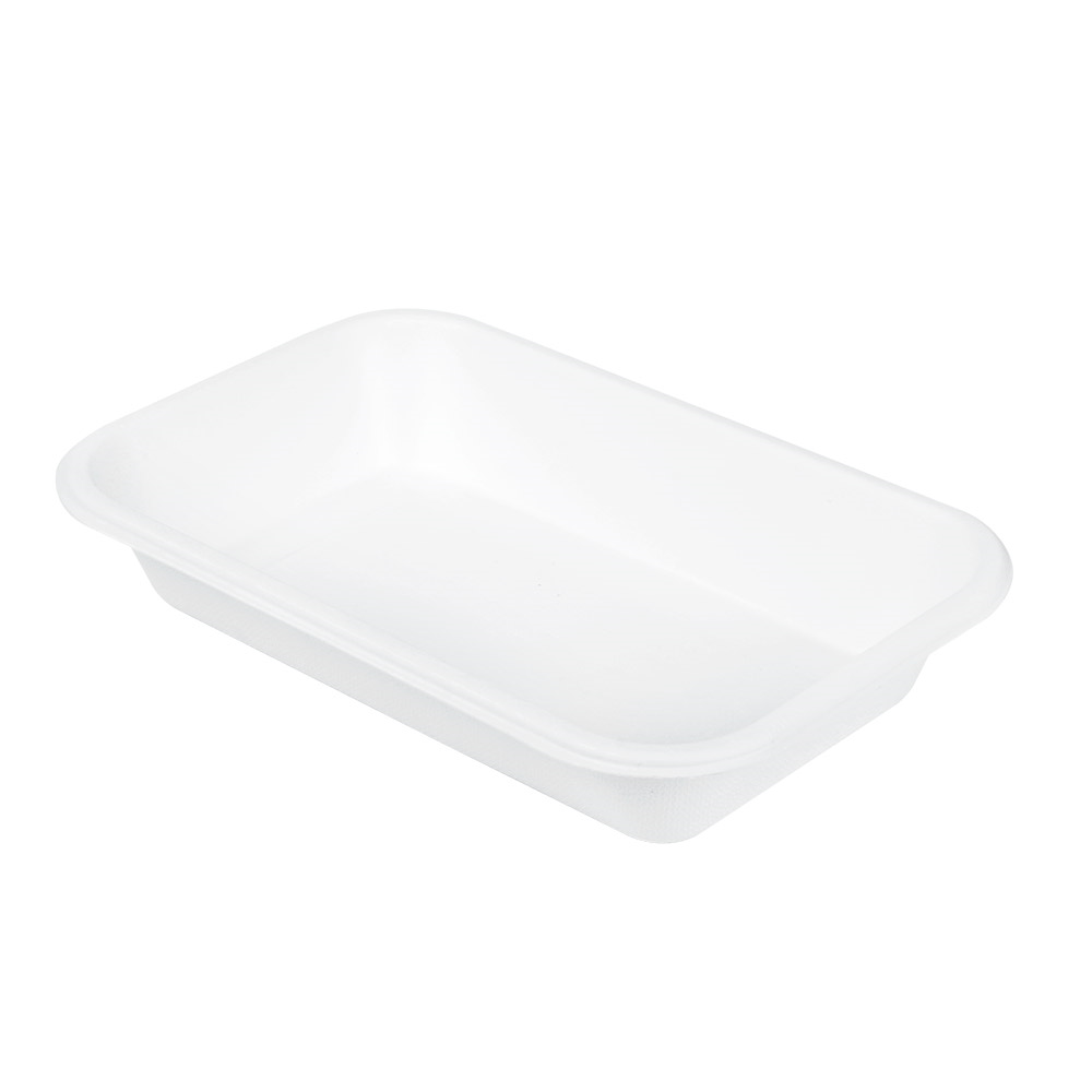 221.38-VASSOI 'BIONIC' 710 ML 21,5x14x3,7 CM BIANCO BAGASSA (50 u.)