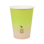 270.99-BICCHIERI PER BEVANDE FREDDE E CALDE 'COMPOSTABLE GRADIENT' 360 ML - 12 oz 300 G/M2 Ø9/6x11 CM BIANCO CARTONE (50 u.)