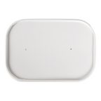 267.69-COPERCHIO PER CONTENITORI 266.26/27/28  320 + 30 PE G/M2 17,3x12,3x2 CM BIANCO KRAFT (50 u.)