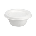 228.80-MINI TERRINE + COPERCHI 'BIONIC' 60 ML Ø 6,9x3+0,7 CM BIANCO BAGASSA (50 u.)