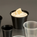 130.22-TERRINE PICCOLE PER MICROONDE 120 ML Ø7,4x4,6 CM NERO PP (125 u.)