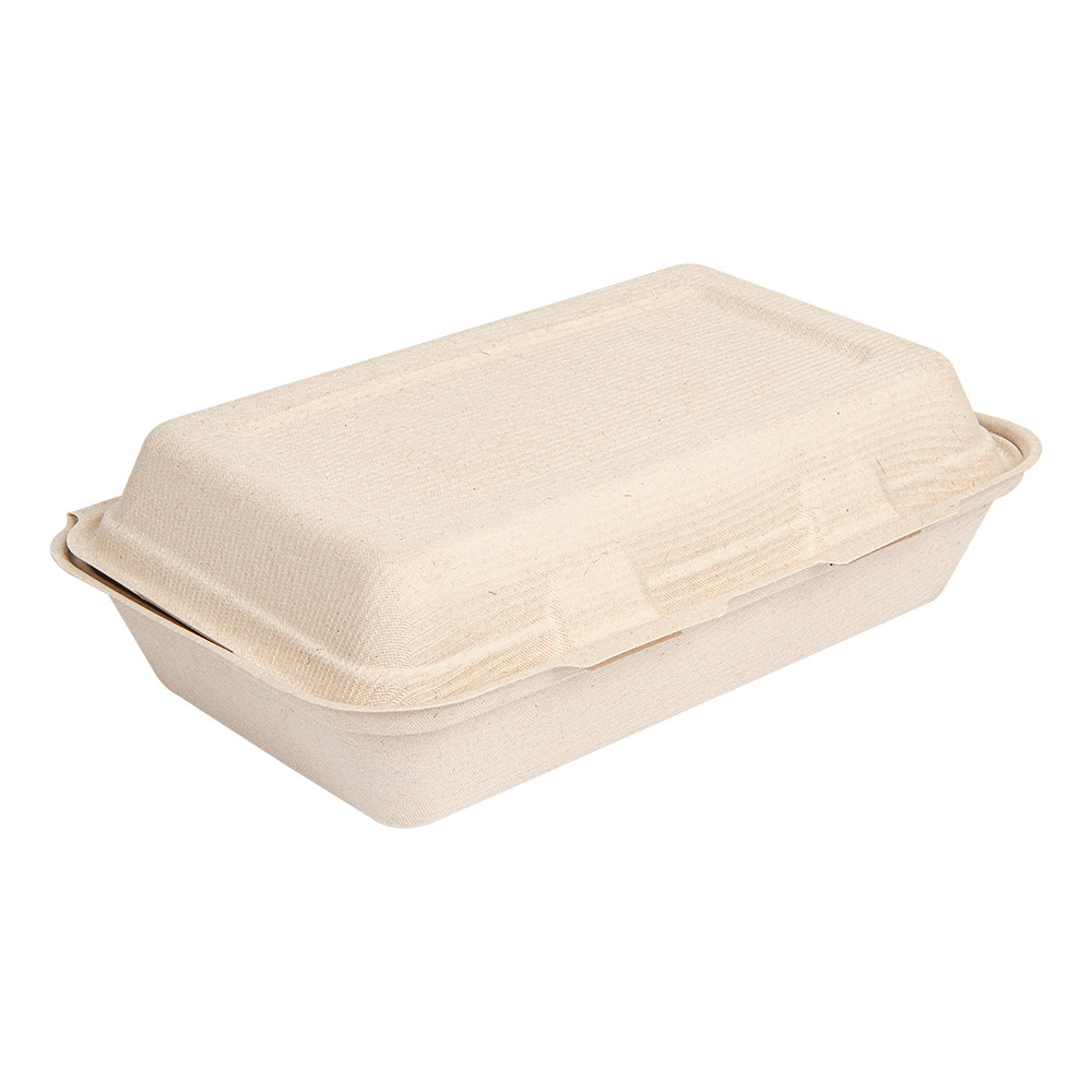 231.23-CONTENITORI "L" BIONIC 1 L 16x24x7,5 CM NATURALE BAGASSA (50 u.)