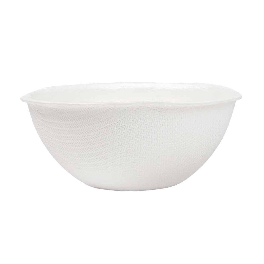 266.01-CONTENITORI ROTONDI 'BIONIC'  Ø 7,5x3 CM BIANCO BAGASSA (100 u.)