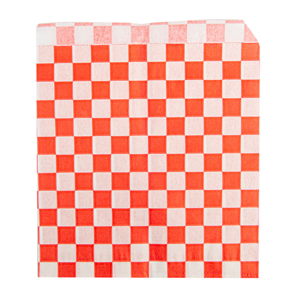 233.18-CARTA ANTIGRASSO APERTO 2 LATI FAST FOOD RED FITIPALDI 34 G/M2 13x14 CM BIANCO PERGAMANA ANTIGRASSI (1000 u.)