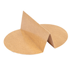 269.09-SEPARATORE INSALATIERA COD. 212.98  300 + 18 PE G/M2 Ø22,3/14x4,8 CM NATURALE KRAFT (100 u.)