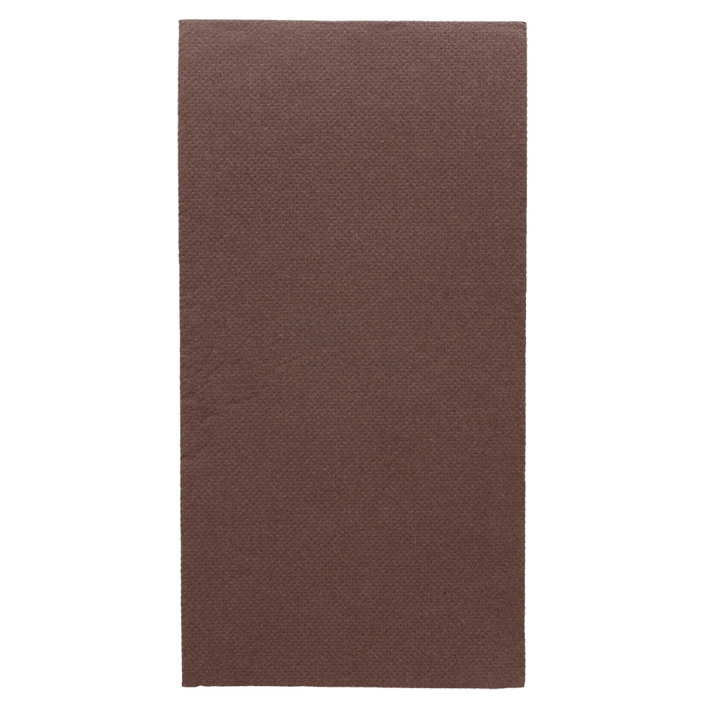 230.85-TOVAGLIOLI ECOLABEL P. 1/8 'DOUBLE POINT' 18 G/M2 40x40 CM CIOCCOLATO TISSUE (50 u.)