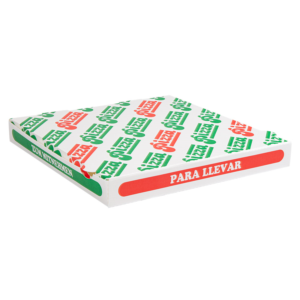 235.36-SCATOLA PIZZA   32x32x3,8 CM BIANCO CARTONE A MICROCANALI (100 u.)